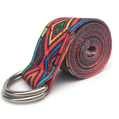 Yoga Stretching Strap - 6ft Flexibility Band for Assisted Stretches