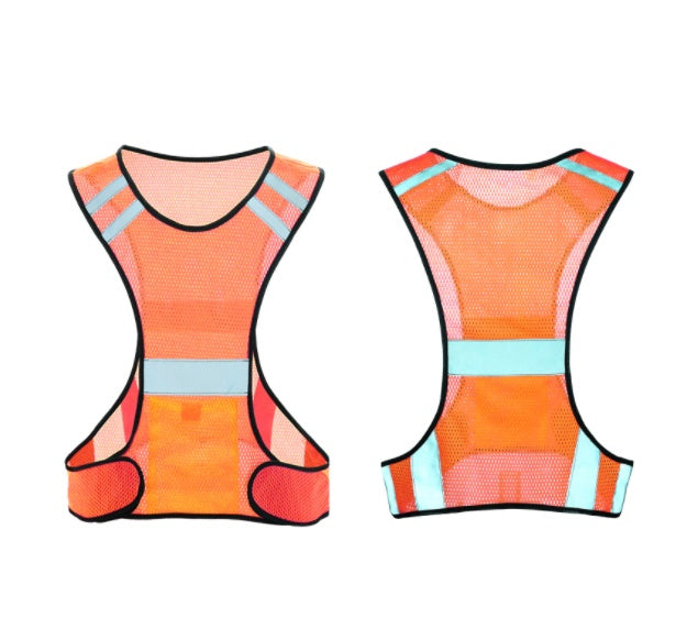 High-Visibility Reflective Safety Vest for Running & Cycling