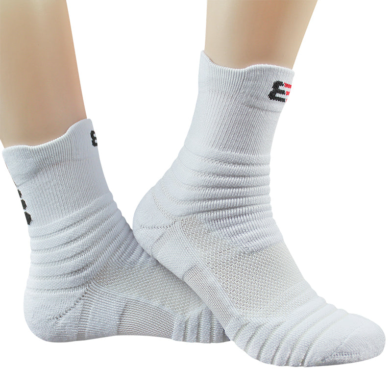 Athletic Running Socks - Cushioned Performance Socks with Anti-Slip Grip