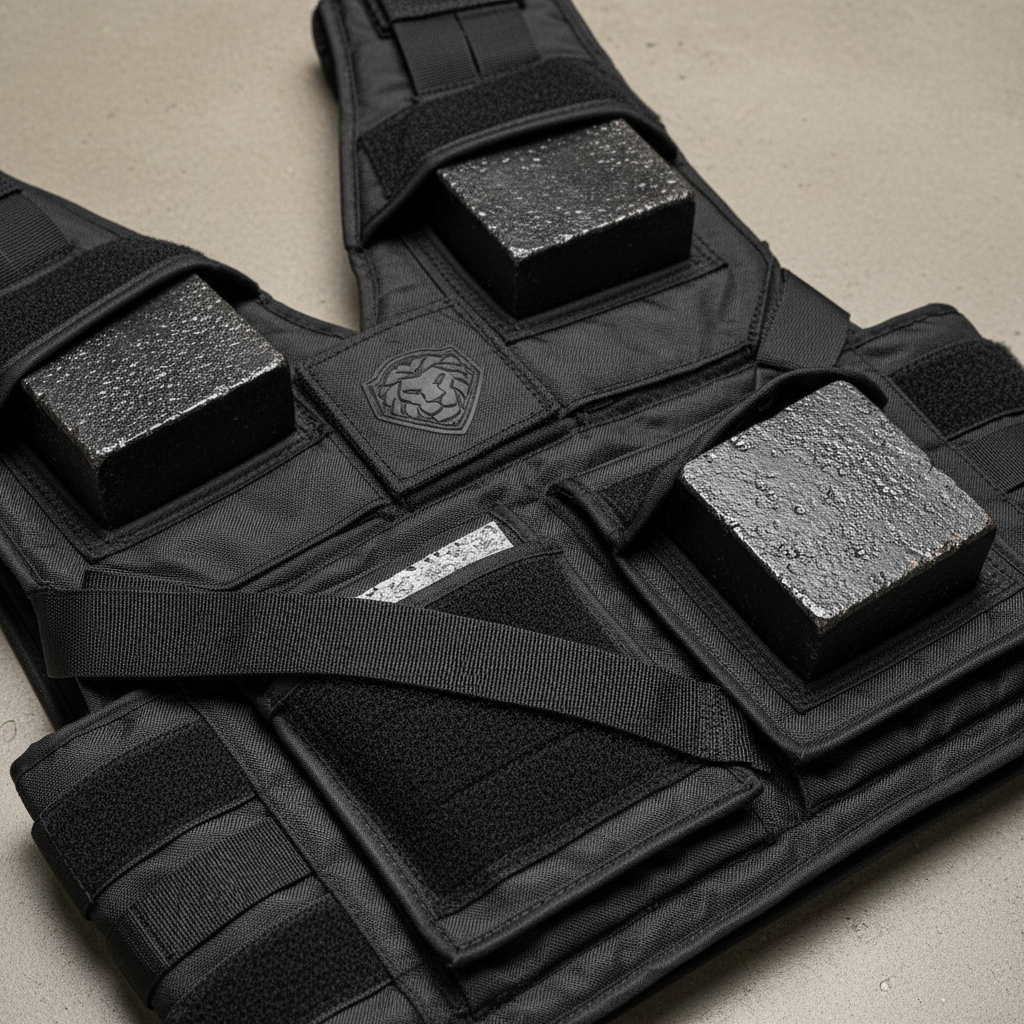 Adjustable Weighted Vest - 35 lbs with Iron Weights