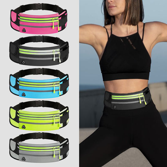 Waterproof Running Fanny Pack with Double Zippers