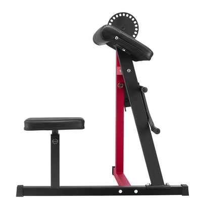 2-in-1 Preacher Curl & Tricep Machine — Pro | 1" & 2" Plates | Commercial Grade