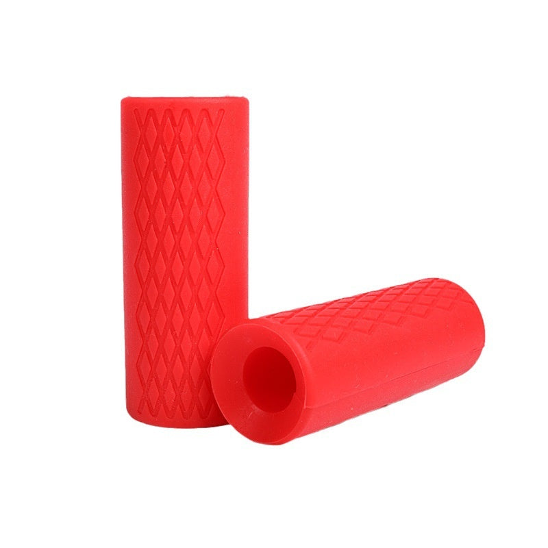 Silicone Barbell Grips - Thick Bar Training Adapter