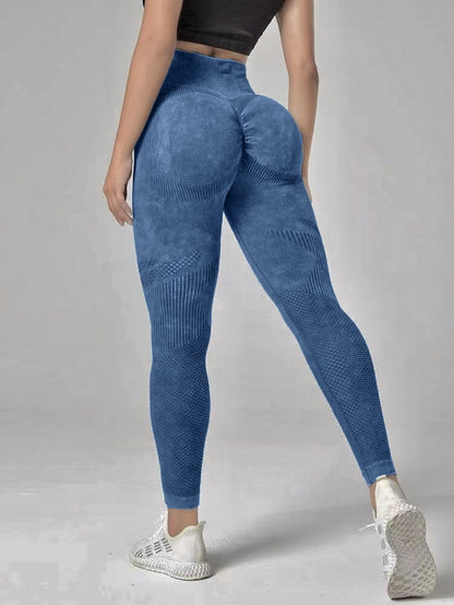 Leggings sin costuras con diseño hueco, cintura alta, levantamiento de cadera, pantalones deportivos para correr, fitness, yoga, ropa de moda para mujer