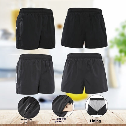 Pantalones cortos deportivos informales para correr para hombre