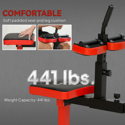 Seated Calf Raise Machine - Adjustable Steel Strength Training Equipment