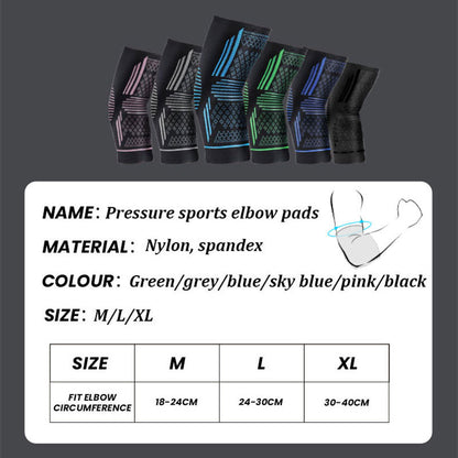 Compression Elbow Sleeve - Breathable Support for Lifting & Sports