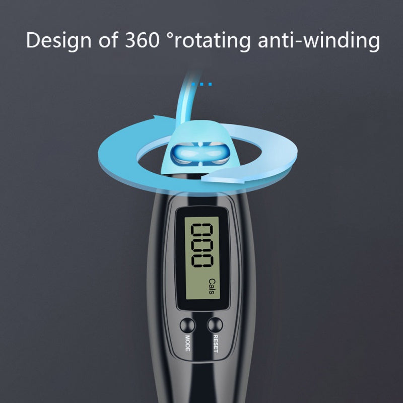 Cordless Digital Jump Rope with Calorie & Jump Counter