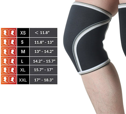 7mm Thicken Compression Leg Sleeve Sports Knee Pads