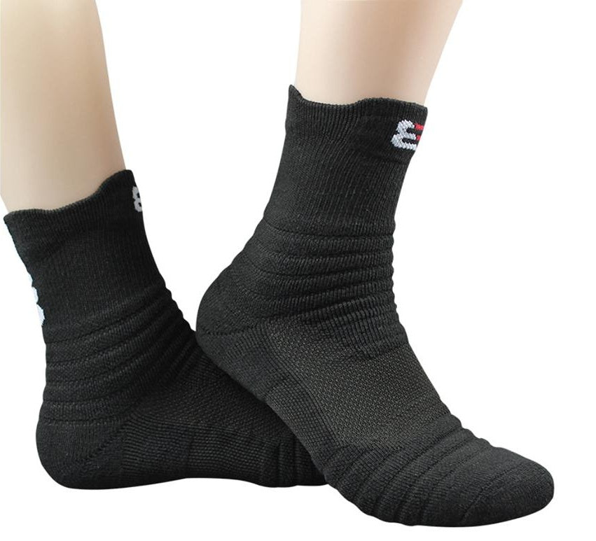 Athletic Running Socks - Cushioned Performance Socks with Anti-Slip Grip