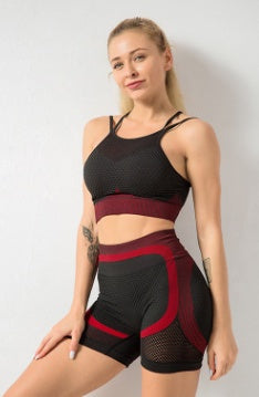 Conjunto de 2 piezas de ropa de yoga para mujer