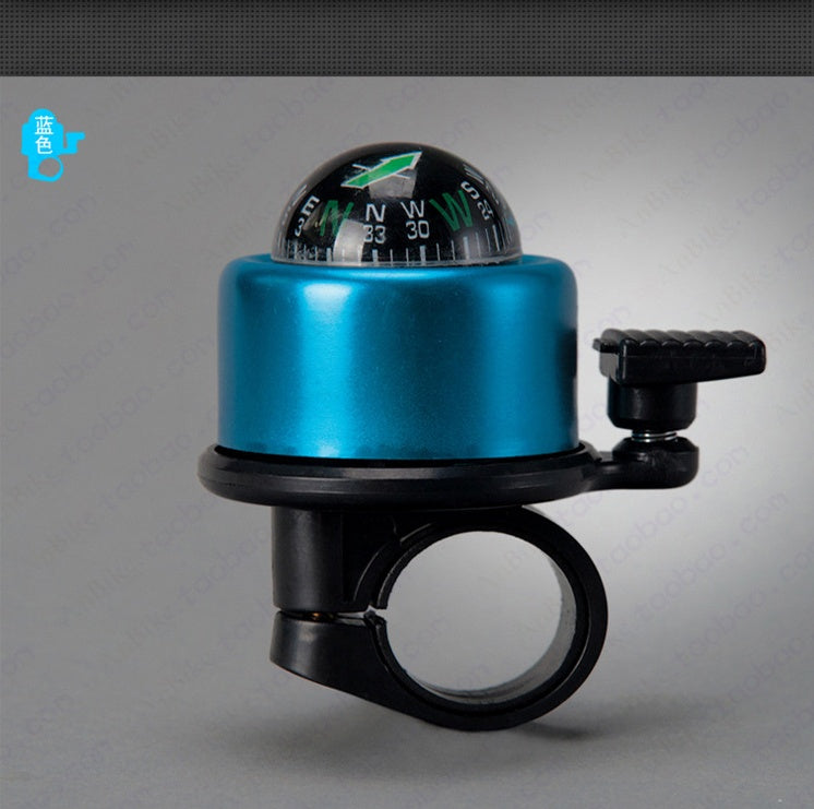 Bicycle Bell with Compass - Loud Ring Horn for Handlebars