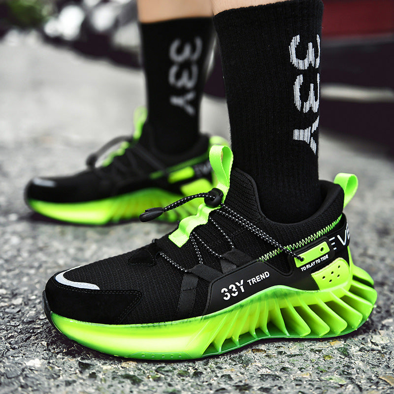 Fluorescent Blade Sneakers Breathable Shoes Training Sport Shoes