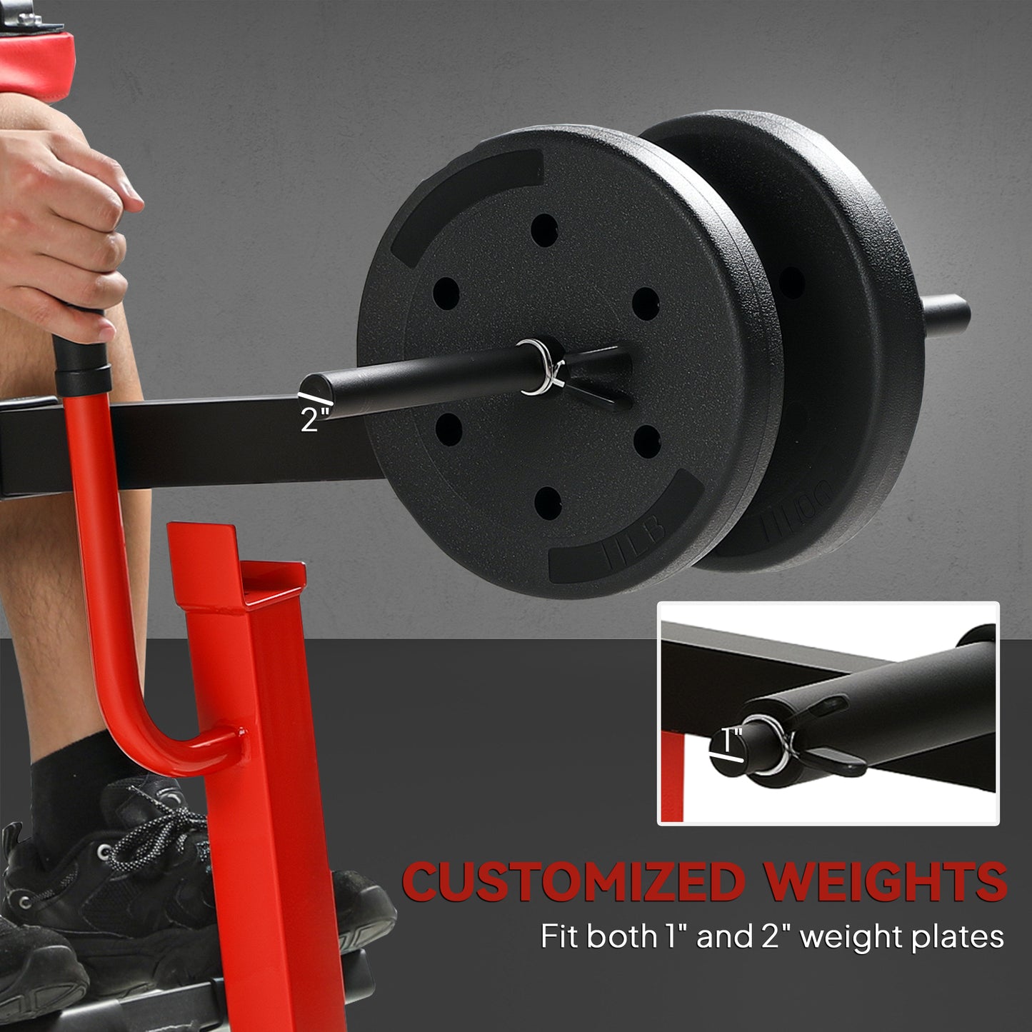 Seated Calf Raise Machine - Adjustable Steel Strength Training Equipment