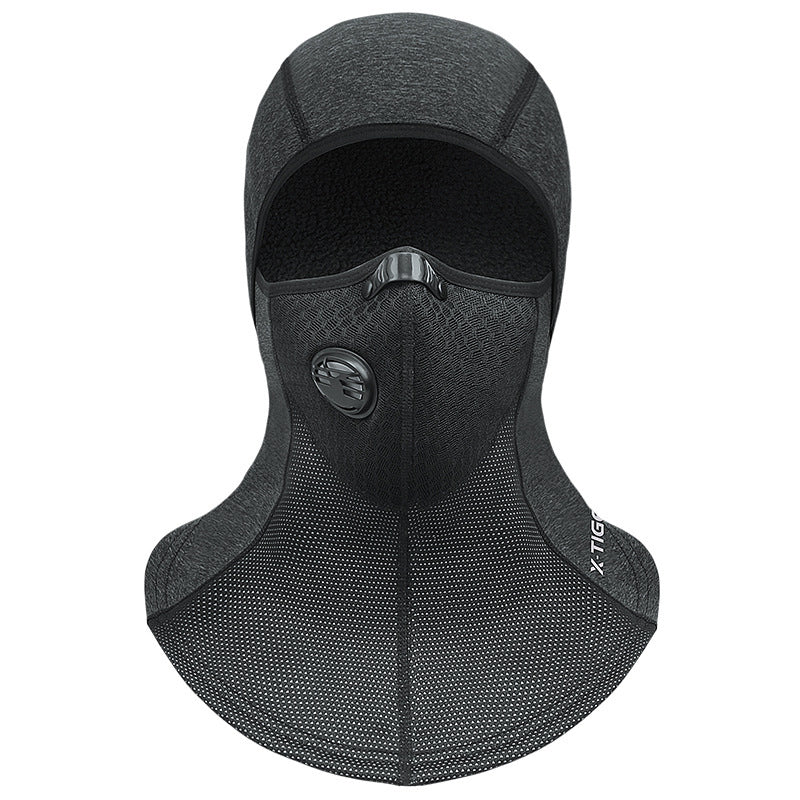 Cold Weather Running Hood - Thermal Face Mask for Winter Running