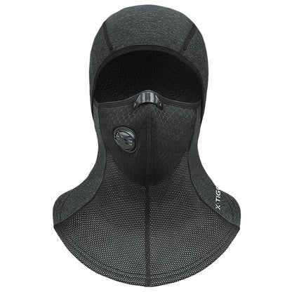 Cold Weather Running Hood - Thermal Face Mask for Winter Running