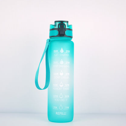 Sports Water Bottle 1000ml - BPA-Free with Infuser