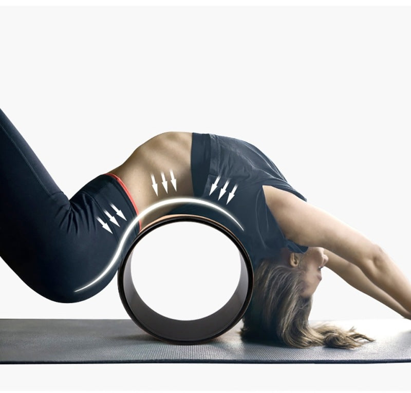 Premium Cork Yoga Wheel - Full Circle Backbend & Flexibility Tool
