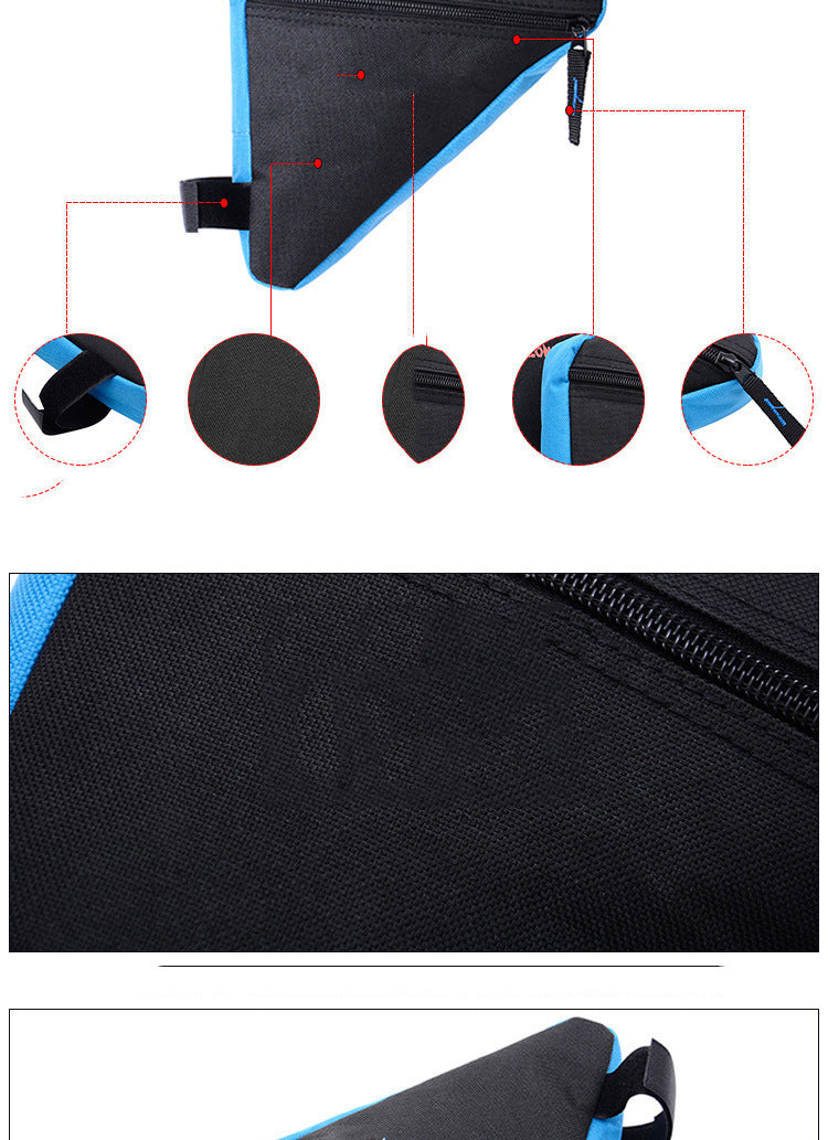 Waterproof Bike Frame Bag - Triangle Storage Pouch for Cycling