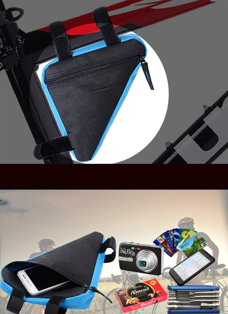 Waterproof Bike Frame Bag - Triangle Storage Pouch for Cycling