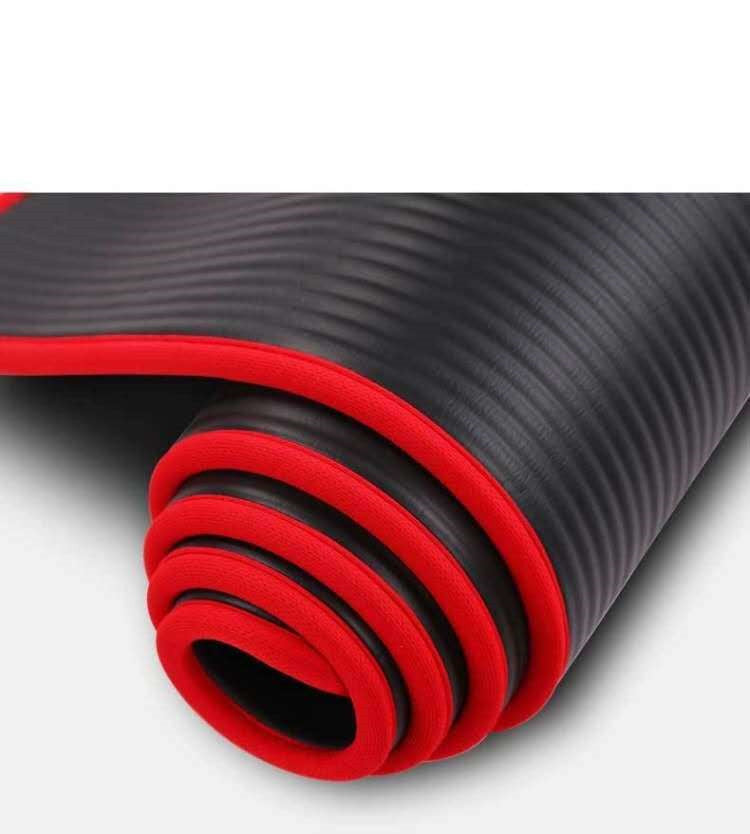 10mm Extra Thick Yoga Mat - Premium NBR Cushioned Non-Slip Exercise Mat