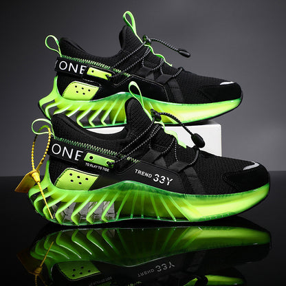 Fluorescent Blade Sneakers Breathable Shoes Training Sport Shoes