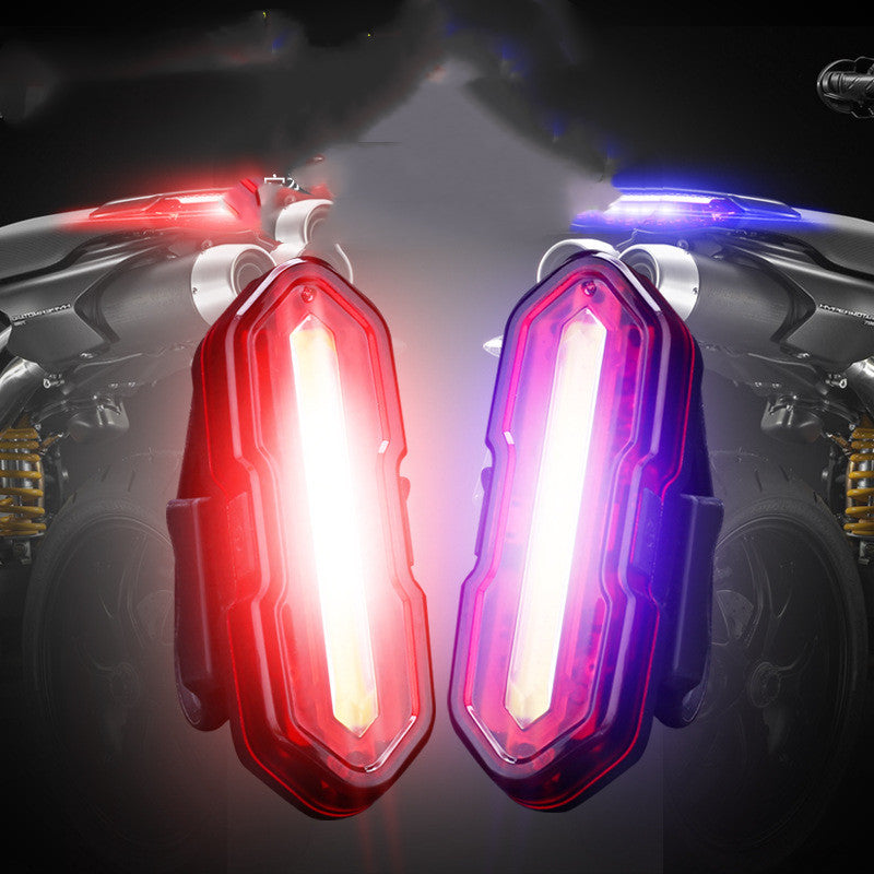 USB Rechargeable Bike Tail Light - Waterproof LED Safety Light