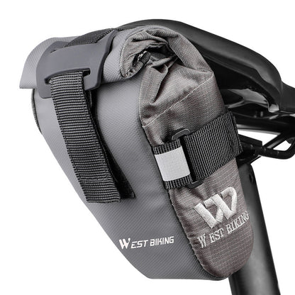Bicycle Rear Seat Tail Bag - Folding Waterproof Cycling Pouch