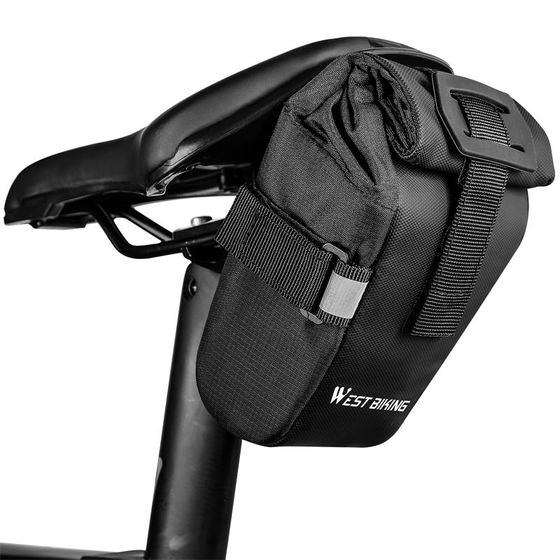 Bicycle Rear Seat Tail Bag - Folding Waterproof Cycling Pouch