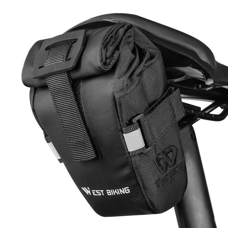Bicycle Rear Seat Tail Bag - Folding Waterproof Cycling Pouch