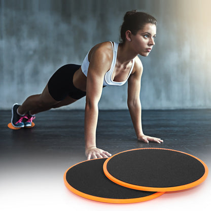 Core Sliding Discs - Exercise Glide Pads for Abs, Legs & Full Body Training
