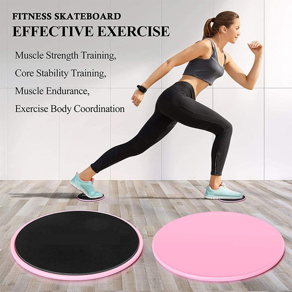 Core Sliding Discs - Exercise Glide Pads for Abs, Legs & Full Body Training