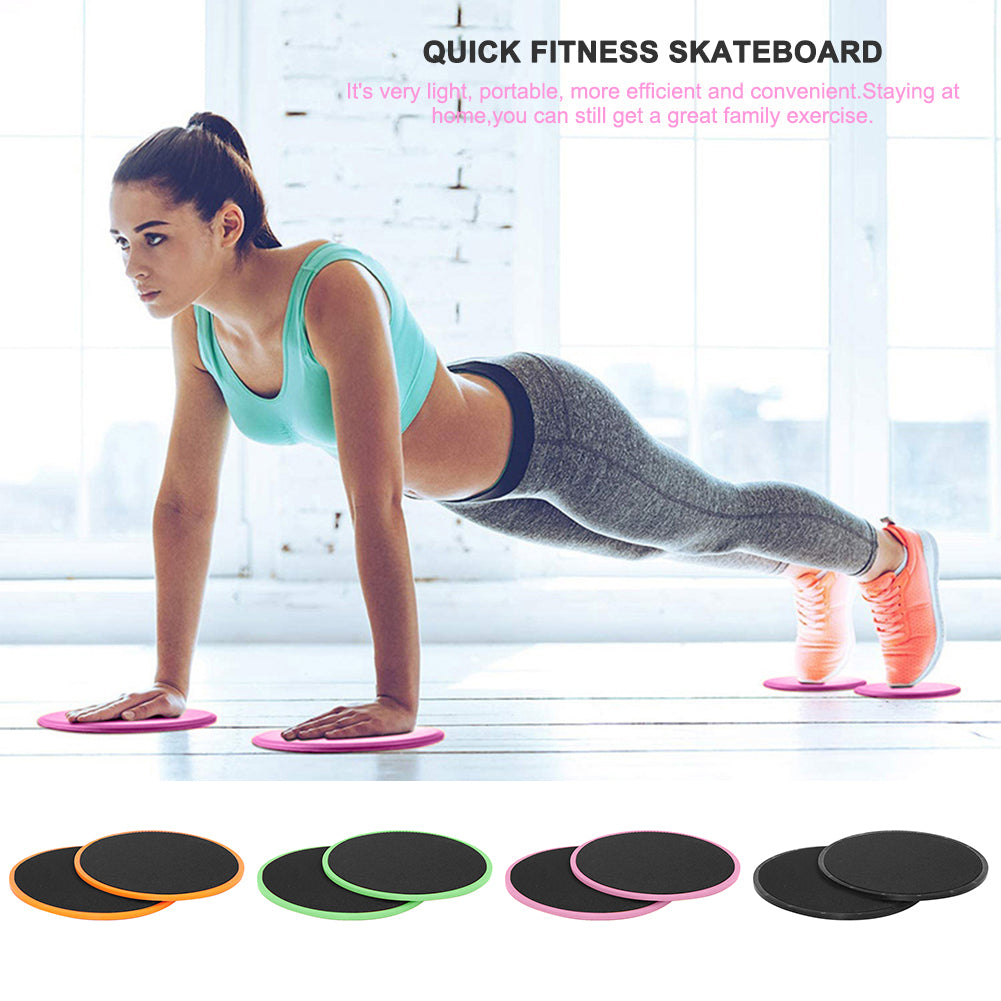 Core Sliding Discs - Exercise Glide Pads for Abs, Legs & Full Body Training