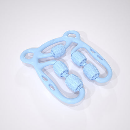 U-Shape Muscle Roller - 4-Wheel Trigger Point Massager