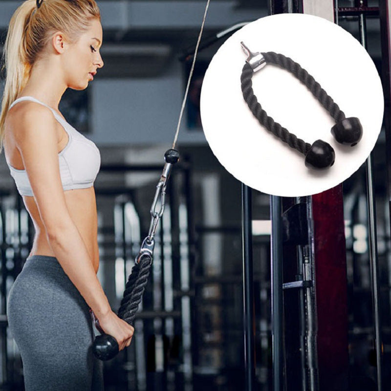 Accesorios para equipos de fitness Big Bird Gym Cuerda para bíceps Cuerda para tirar Entrenamiento de presión Cuerda para tirar de tríceps