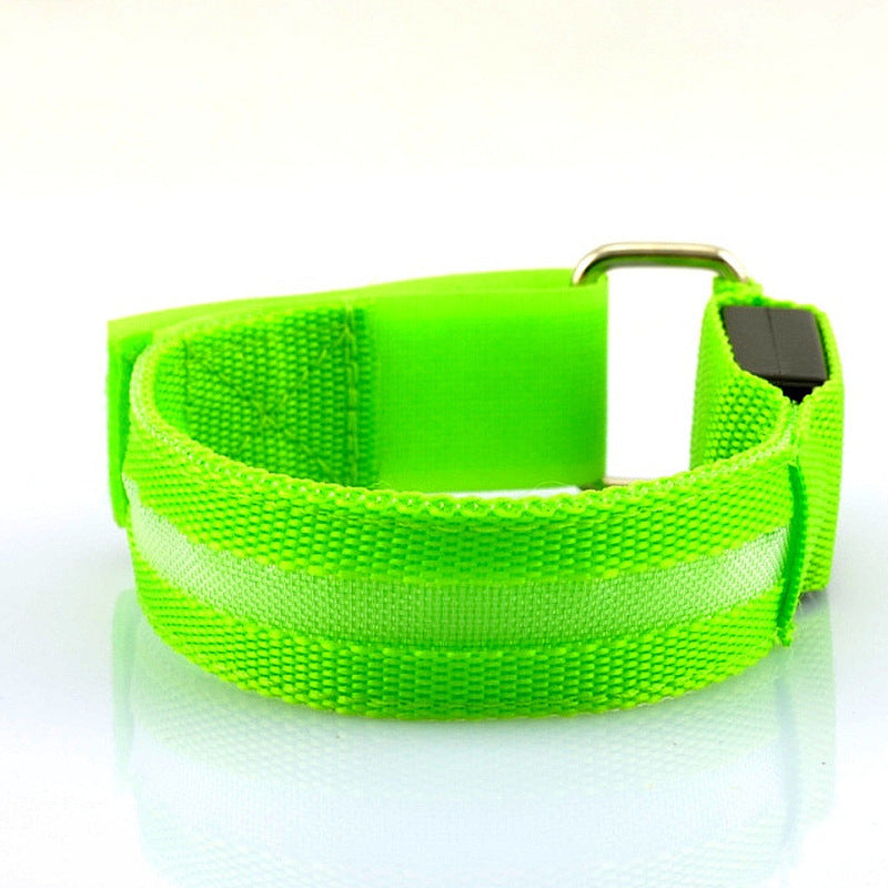 LED Mesh Armband - Reflective Safety Band for Night Running