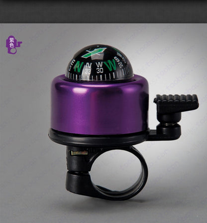 Bicycle Bell with Compass - Loud Ring Horn for Handlebars