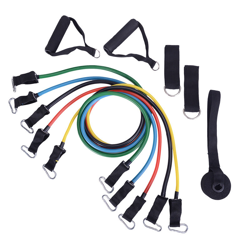 Resistance Bands Set - 11-Piece Complete Home Gym Kit
