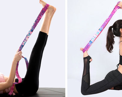2-in-1 Yoga Mat Strap & Stretching Strap - Cotton Carrier & Flexibility Tool