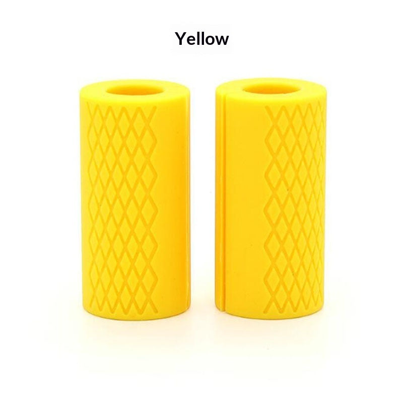 Silicone Barbell Grips - Thick Bar Training Adapter
