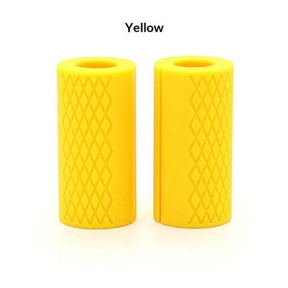 Silicone Barbell Grips - Thick Bar Training Adapter