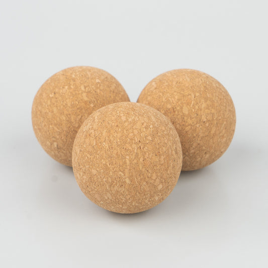 Natural Cork Massage Balls - Textured Trigger Point Release