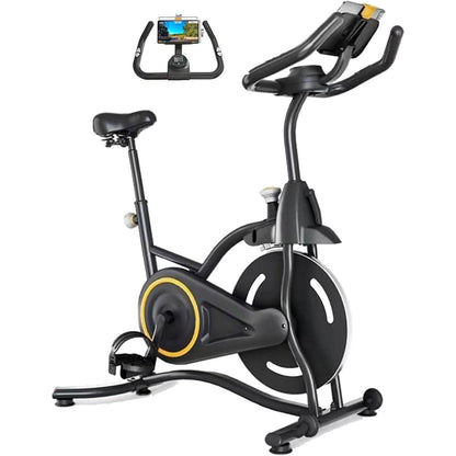 Indoor Spin Bike - Stationary Cycling Bike with Heart Rate Monitor