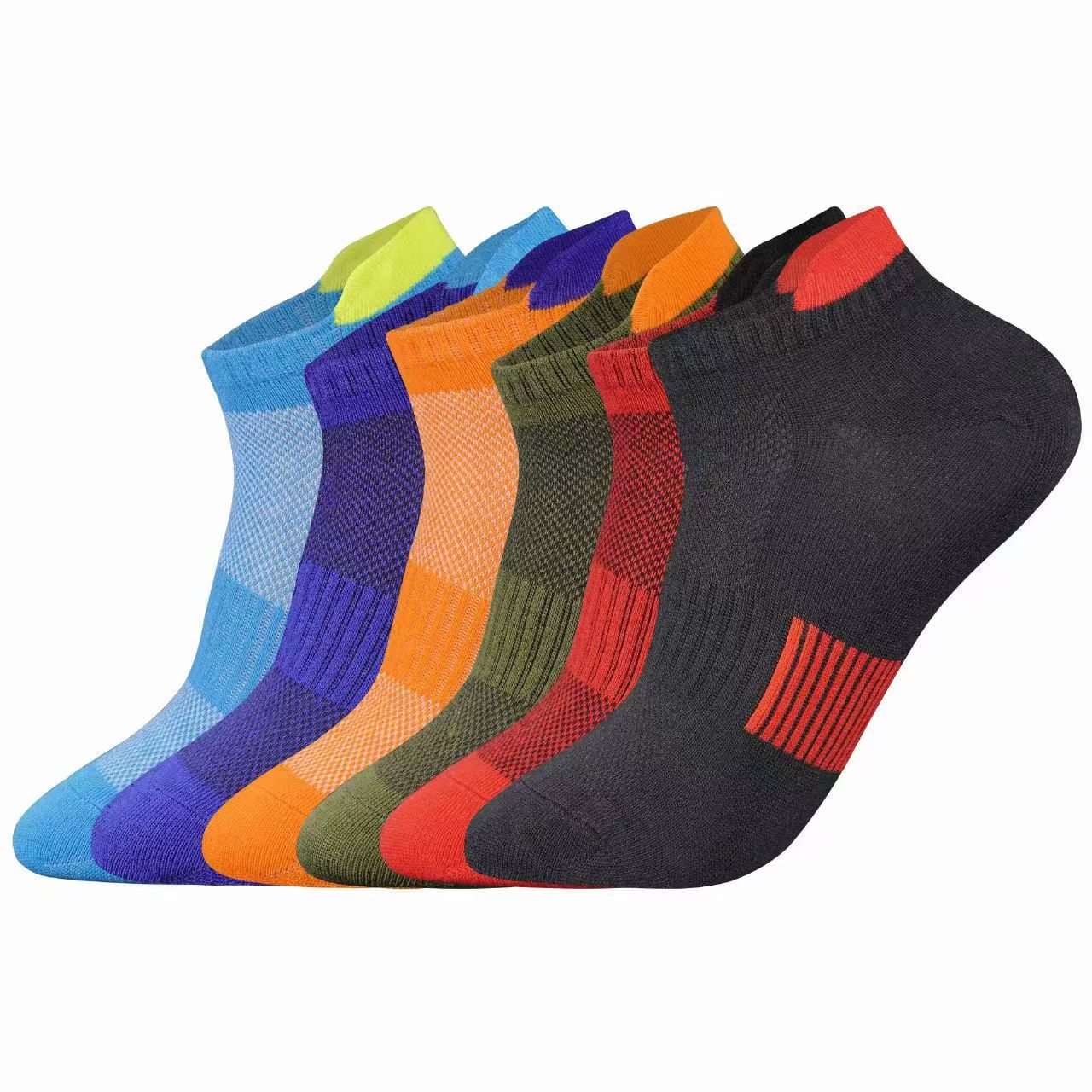 No-Show Running Socks - Invisible Anti-Slip Athletic Socks