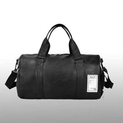 Premium PU Leather Gym Bag - Business & Sports Duffel