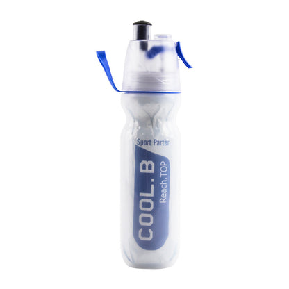 Insulated Misting Spray Water Bottle - 500ml Cooling Sports Bottle