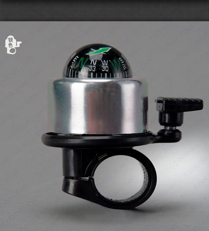 Bicycle Bell with Compass - Loud Ring Horn for Handlebars