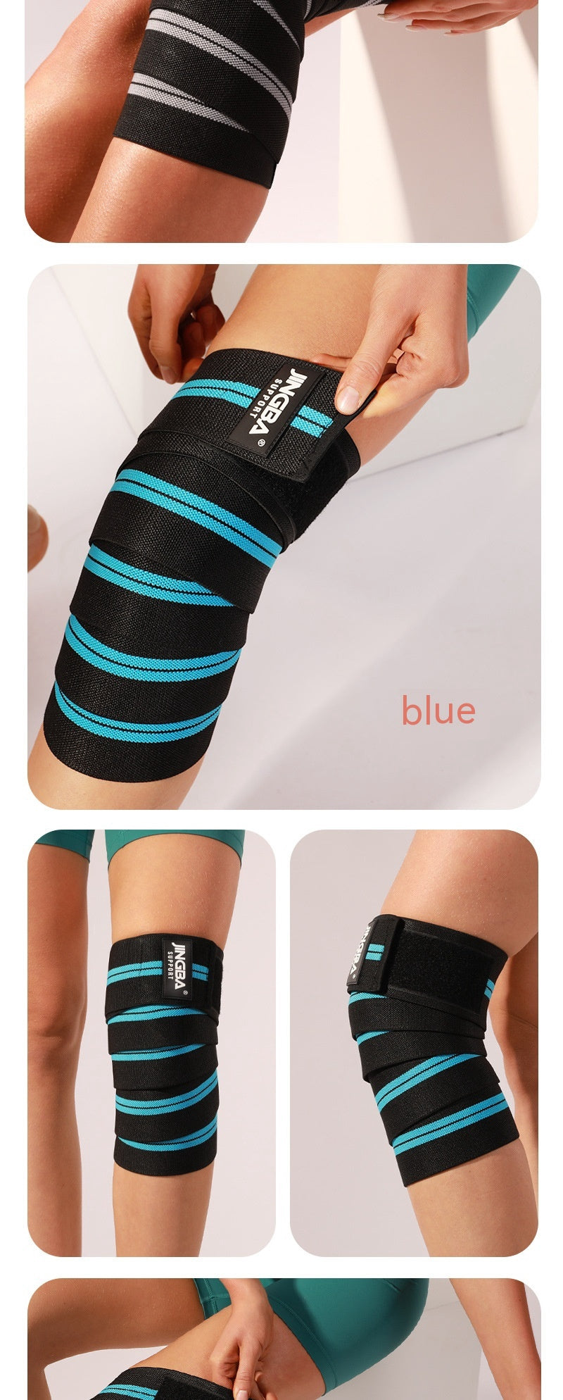 Compression Knee Sleeves - Support for Squats, Weightlifting & Training