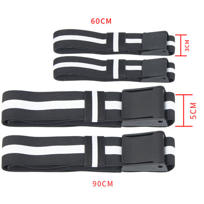 Nylon BFR Training Straps - Blood Flow Restriction Bands for Arms & Legs