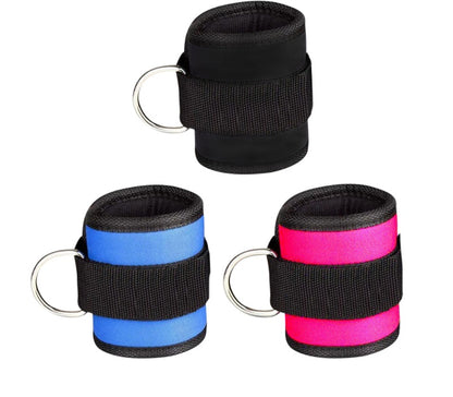 D-Ring Ankle Strap Cuff - Adjustable Cable Machine Attachment